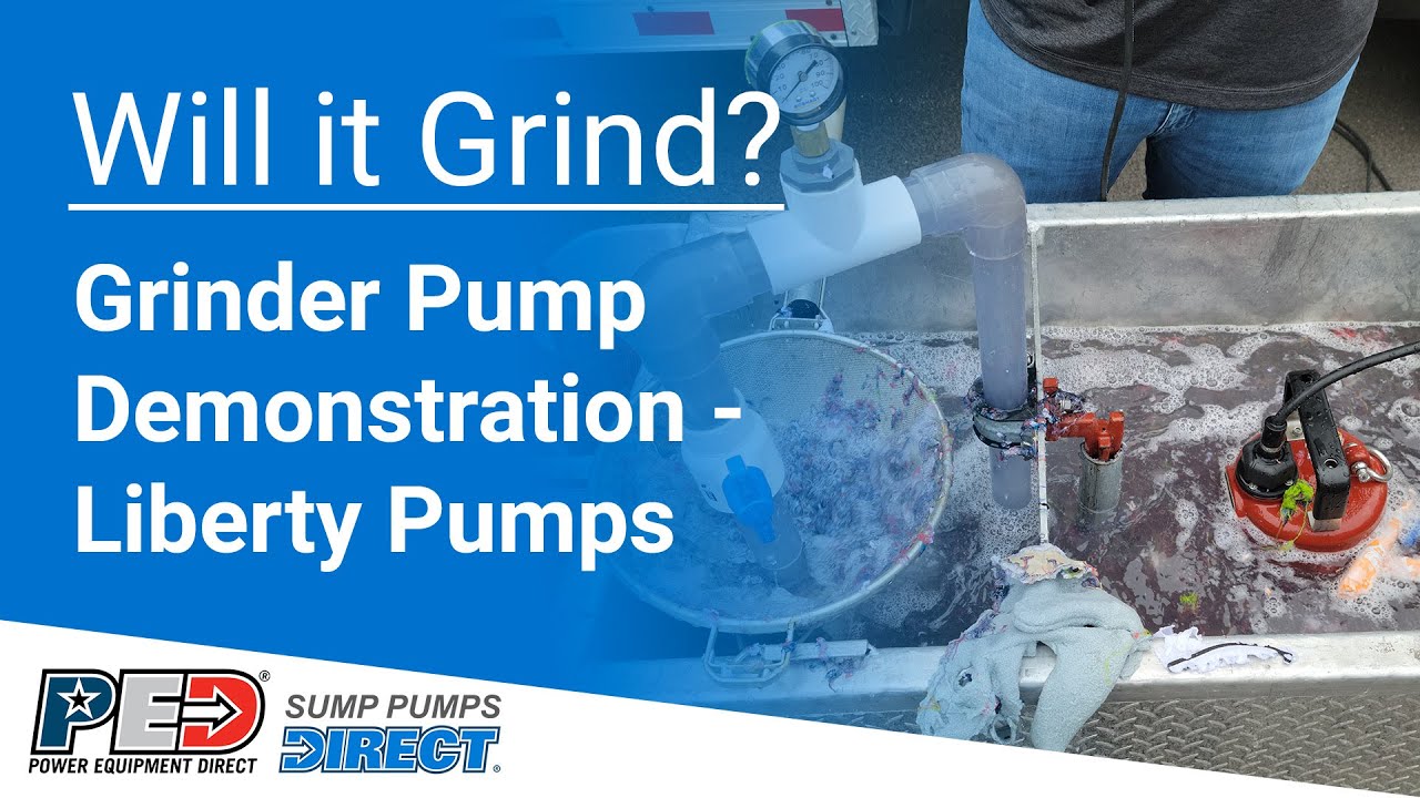 Will it Grind? Grinder Pump Demonstration with Liberty Pumps
