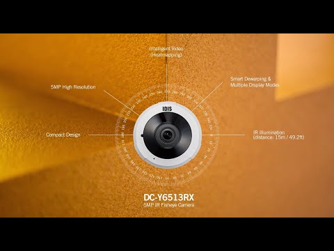 IDIS 5MP IR Super Fisheye Compact (DC-Y6513RX)