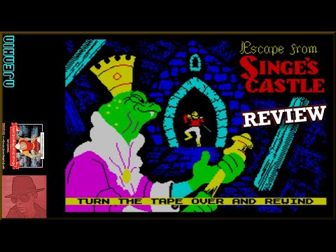 Dragon's Lair II : Escape from Singe's Castle - on the ZX Spectrum 48K !! with Commentary