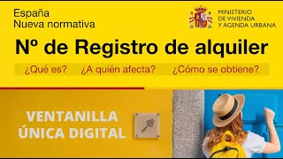 Mandatory registration number for vacation rentals