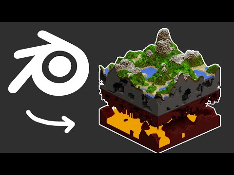 Insane Blender Trick Creates Minecraft Worlds