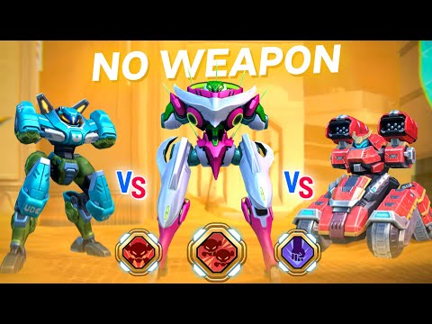 NO WEAPON - Silverthorn Vs Volti Vs Dreadnought - Mech Arena