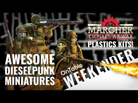Marcher Plastic Kits Revealed! Stunning Dieselpunk Wargaming Miniatures #OTTWeekender