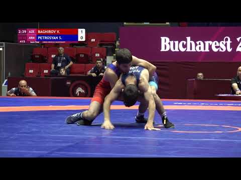 1/2 FS - 48 kg: V. BAGHIROV (AZE) v. S. PETROSYAN (ARM)