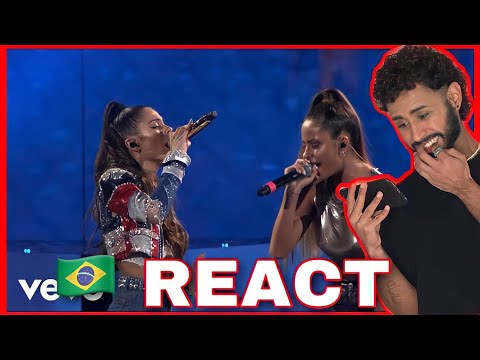 REACT ~ TINI, CAMI - Si Tu Te Vas (Live - Quiero Volver Tour Luna Park) | REAGINDO @TiniStoessel