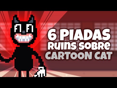 6 PIADAS RUINS SOBRE CARTOON CAT