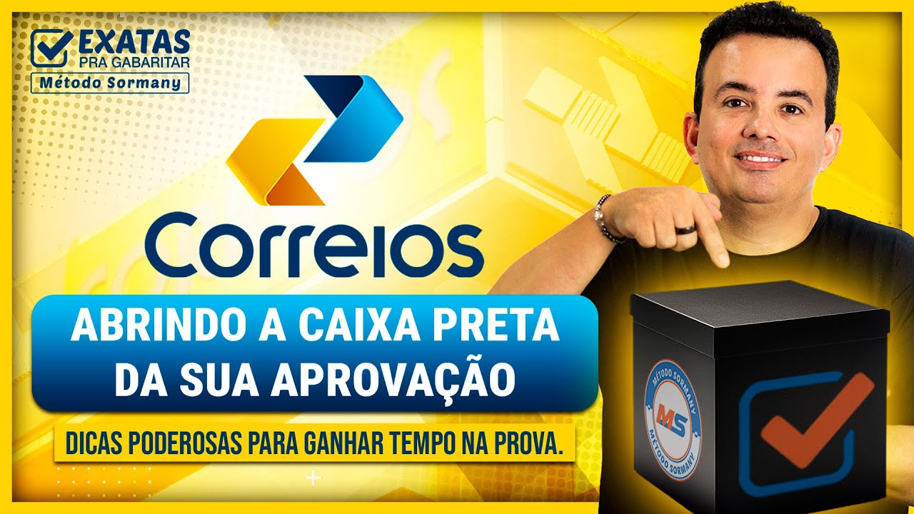 📬 CONCURSO DOS  CORREIOS 2024 | DICAS PODEROSAS PARA GANHAR TEMPO NA PROVA