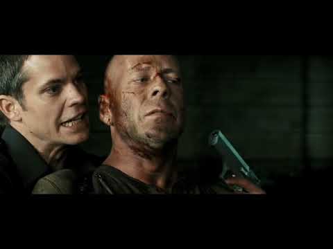 Live Free or Die Hard - John McClane vs. Thomas Gabriel - Final Battle Scene (1080p)