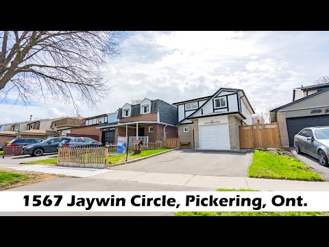 1567 Jaywin Crt Pickering - Detached Home For Sale