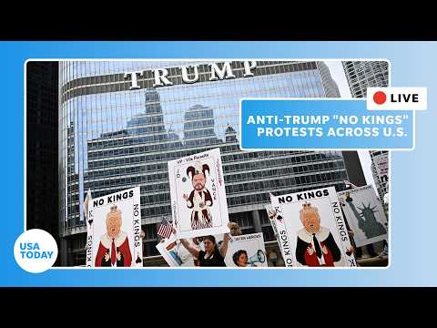 Live: Anti-Trump 'No Kings' protests across US promote early voting for 2026 midterm elections