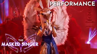 Crane sings “Break Free” by Ariana Grande | THE MASKED SINGER | SEASON 14