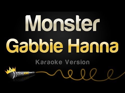 Gabbie Hanna - Monster (Karaoke Version)