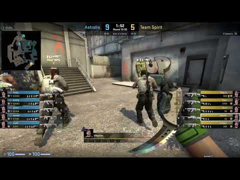 CS:GO POV Demo Spirit degster (26/12) vs Astralis (de_overpass) @ PGL Major Antwerp 2022
