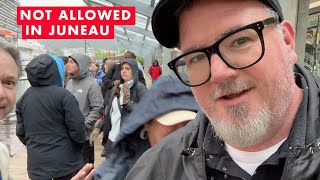 Trying to Follow Cruise Rules in Juneau