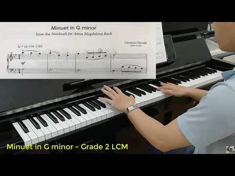 How to play ''Minuet in G minor'' - Grade 2 LCM