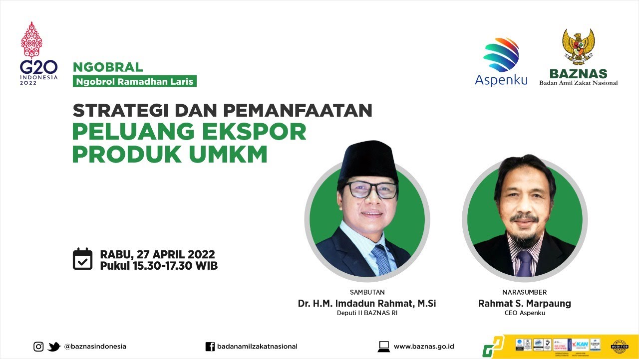 STRATEGI DAN PEMANFAATAN PELUANG EKSPOR PRODUK UMKM