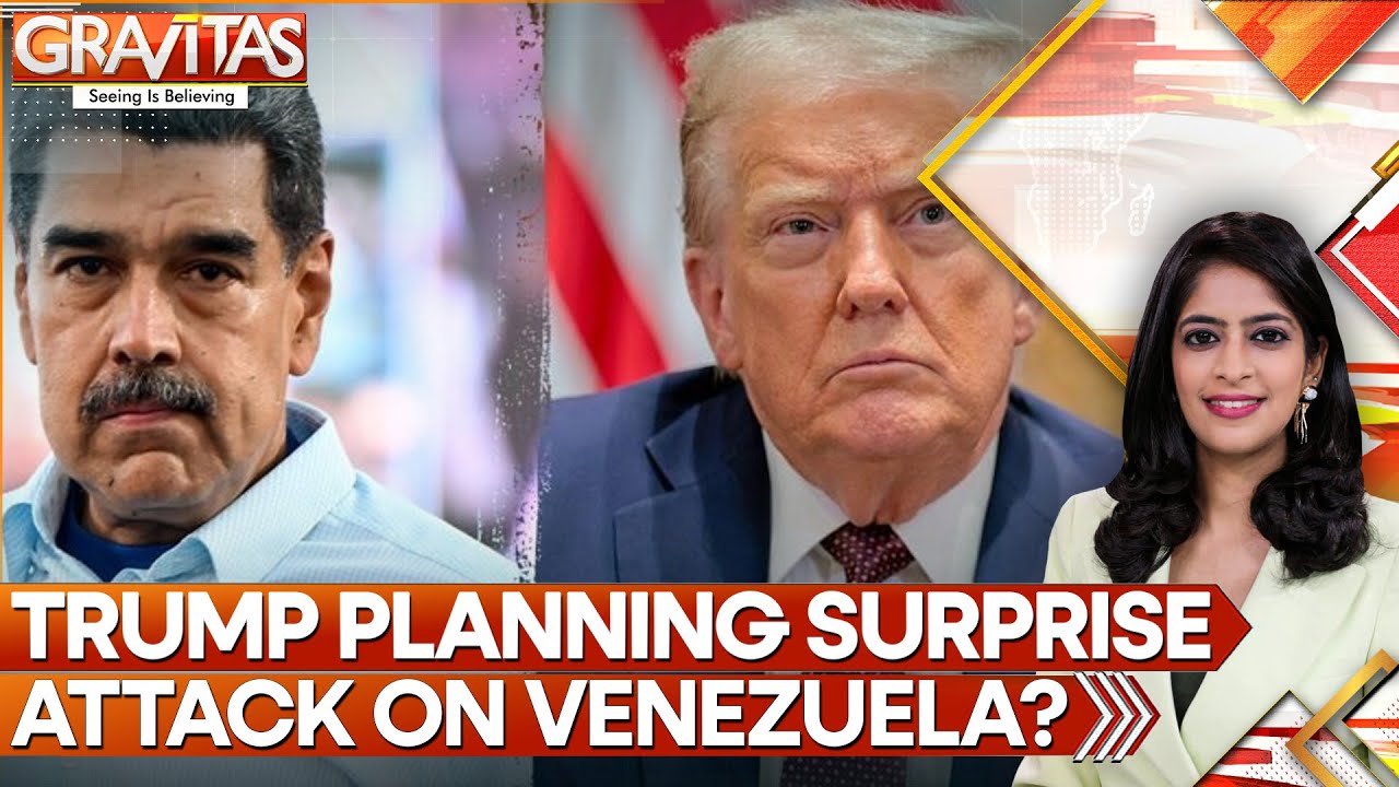 U.S. Jets, Warships Encircle Venezuela, Attack Next? | Gravitas | WION