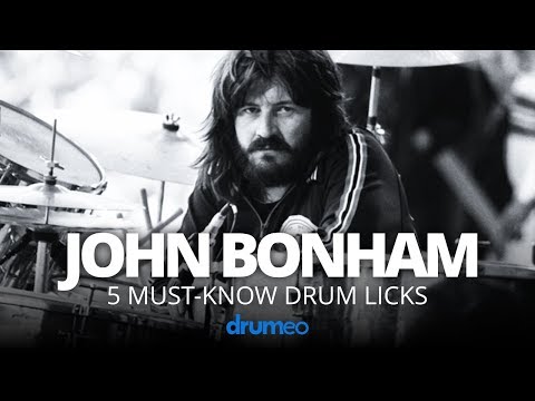 Thumbnail for 5 Must-Know John Bonham Drum Licks (Drum Lesson) by John Bonham