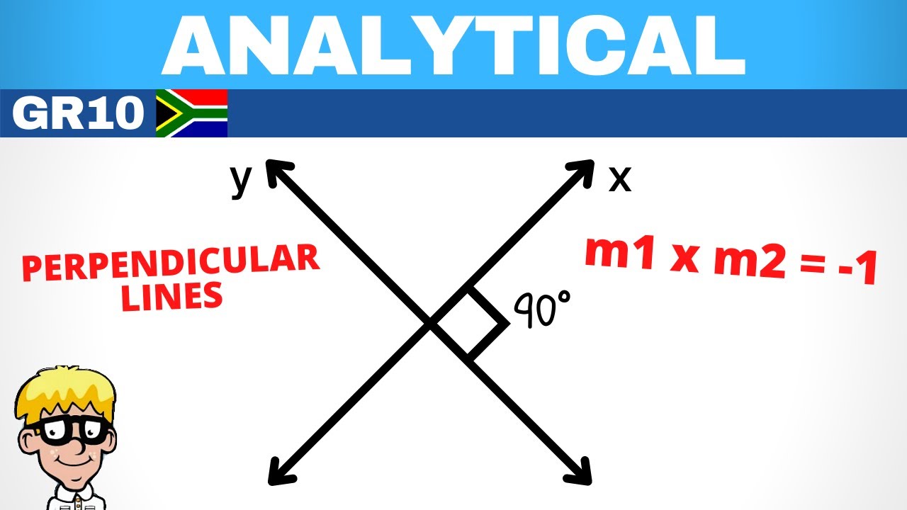 Analytical Geometry Grade 10: Perpendicular Lines