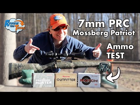 Mossberg Patriot 7 PRC Ammo Test - Amazing Results!