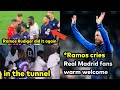 Ramos vs Rudiger and Real Madrid players in the tunnel