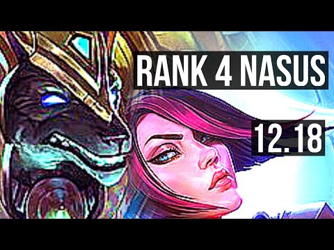 NASUS vs FIORA (TOP) | Rank 4 Nasus, 2/1/6 | EUW Challenger | 12.18
