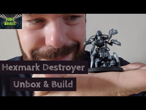 Necron Hexmark Destroyer. Unbox, Build and thoughts. 40k