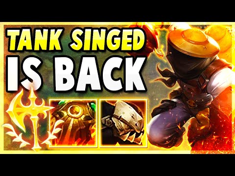 TANK SINGED HAS NEVER FELT BETTER! SUNFIRE SINGED IS OP!!! - League of Legends Gameplay