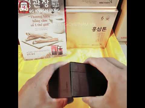 Video Chi Tiết Viên hồng sâm linh đan KGC Cheong Kwan Jang Hwang jin Dan 4g x 12 viên