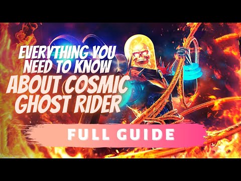 MCOC COSMIC GHOST RIDER FULL GUIDE 💀 | Best synergies | Best Rotations | Best Uses And Much more!