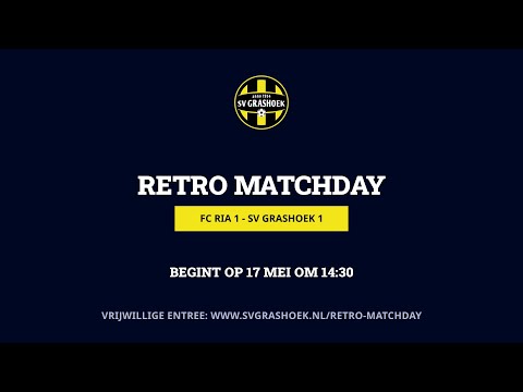 Retro Matchday | FC RIA 1 - SV Grashoek 1