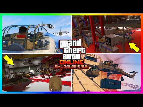 GTA ONLINE SMUGGLER'S RUN DLC SECRET FEATURES & DETAILS - HANGAR LOCATIONS, NEW VEHICLES & MORE!