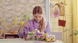 LEGO® Friends 42671 Kavárna plná rostlin a květinářství