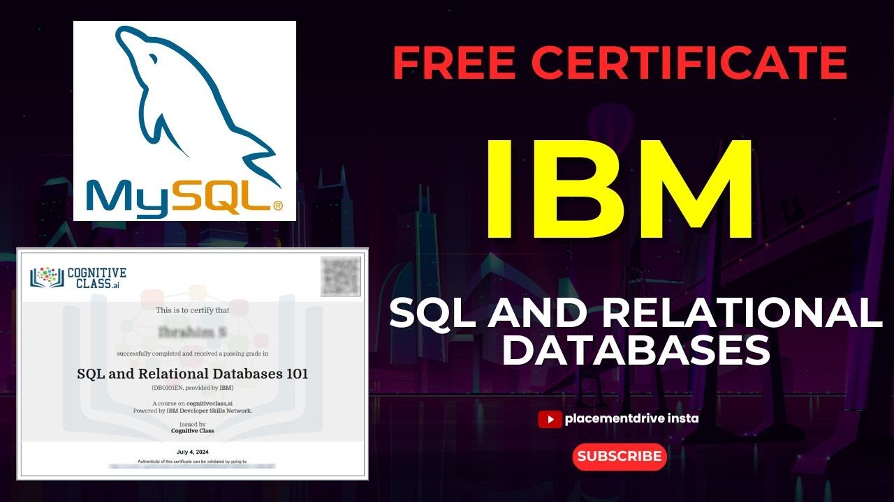 FREE IBM Certification – Master SQL & Relational Databases Today!