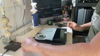 How I clean a ps4 slim (fan and heat sync).
