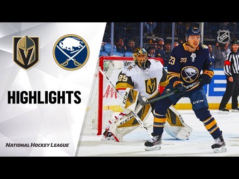 NHL Highlights | Golden Knights @ Sabres 1/14/20