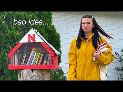 ONLY reading from free little libraries for a week