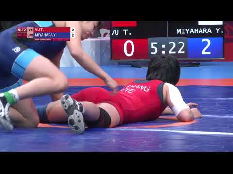 BRONZE WW - 53 kg: T. VU (VIE) v. Y. MIYAHARA (JPN)