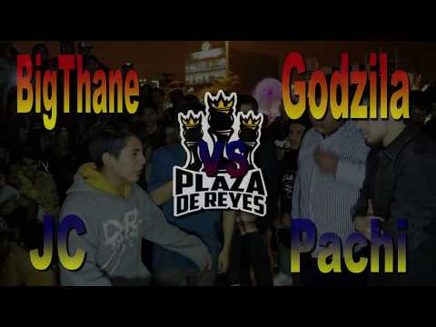 Godzila vs BigThane vs JC vs Pachi - Plaza de Reyes - 2017