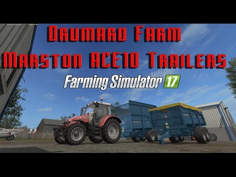 Farming simulator 2017 First look Drumard Farm bata and marstion ace10 PC