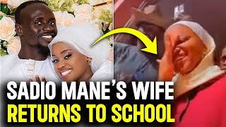 Sadio Mane's Wife Given Hero's Welcome On School Return After Marriage