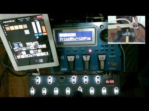 Control Roland GR-55 with Keith McMillen 12 step and iPad