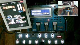 Control Roland GR-55 with Keith McMillen 12 step and iPad