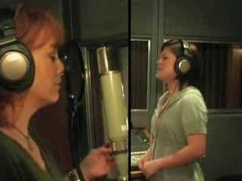 Reba and Kelly in the Studio