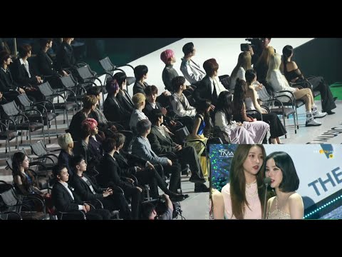 190424 BTS,Red Velvet,Monsta X Reaction to GFRIEND(여자친구) Win Artist of the year @TMA 2019.