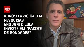 Vídeo: Arko: Flávio cai em pesquisas enquanto Lula investe em "pacote de bondades"