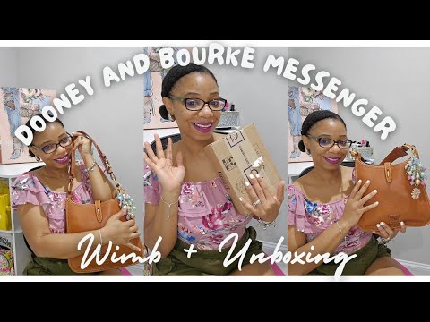 DOONEY AND BOURKE| Messenger Shoulder Bag! WIMB + UNBOXING| Moknowsbeauty