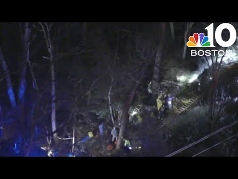 Large emergency response after man reported stuck in fast-moving Newbury river