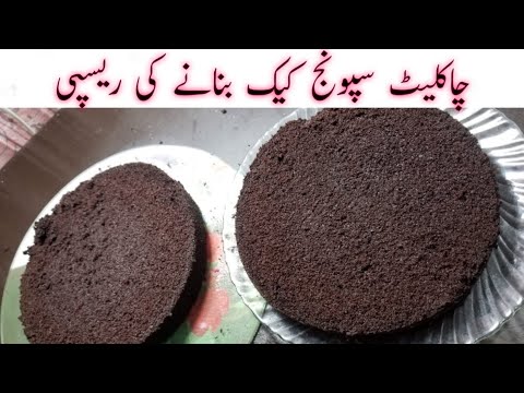 Chocolate Sponge Cake Recipe | Chocolate Sponge | Cake