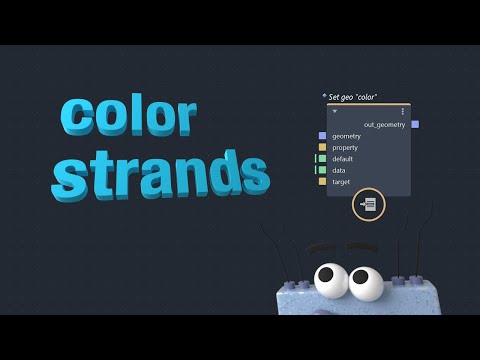 Color (Strands) - Maya Bifrost